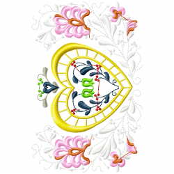 Flowers And Tree Embroidery Design 12 Flowers And Tree Embroidery Design 12
